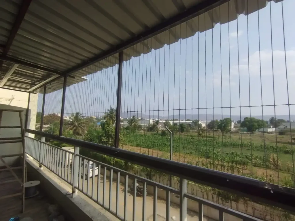 Child-safe balcony grill installations in Vanasthalipuram
